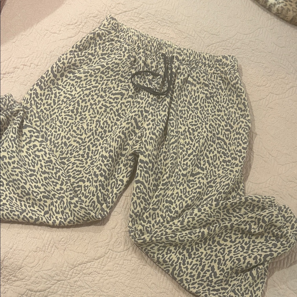 DAILY PRACTICE ANTHROPOLOGY Animal Print Hoodie and Zola Joggers - Picture 9 of 16